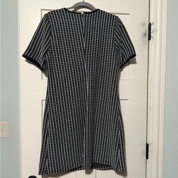 Cynthia Rowley Black and White Houndstooth Mini Dress - Picture 2 of 2
